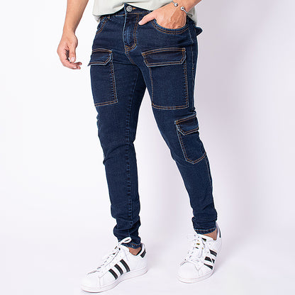 Jeans skinny cargo ref z142