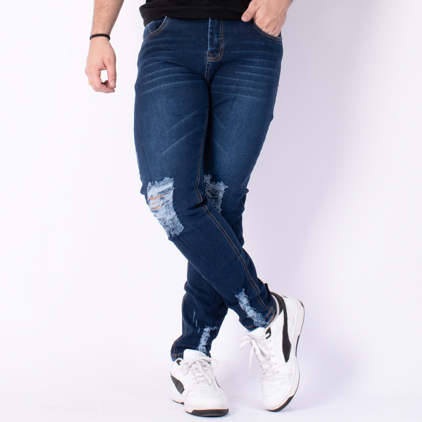 Jeans skinny con rotos ref z55