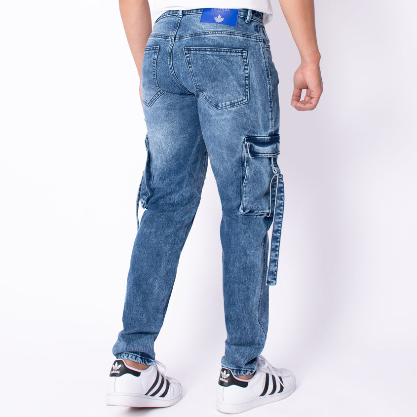 jeans cargo azul claro ref z-148