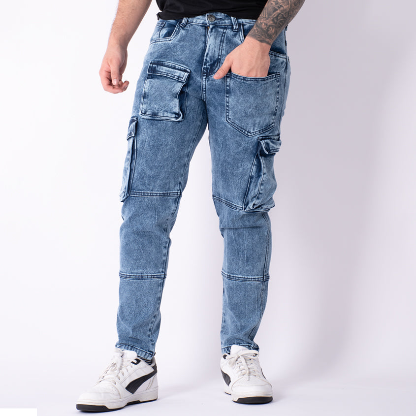 Jeans cargo urbano z-