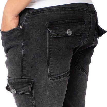 Jeans Hombre Rf Z128 CARGO GRIS HUMO