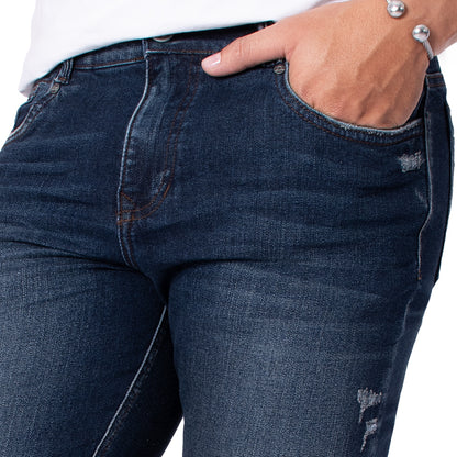 JEANS CLASICO TONO OSCURO AZUL CHOCOLATE ref z 139