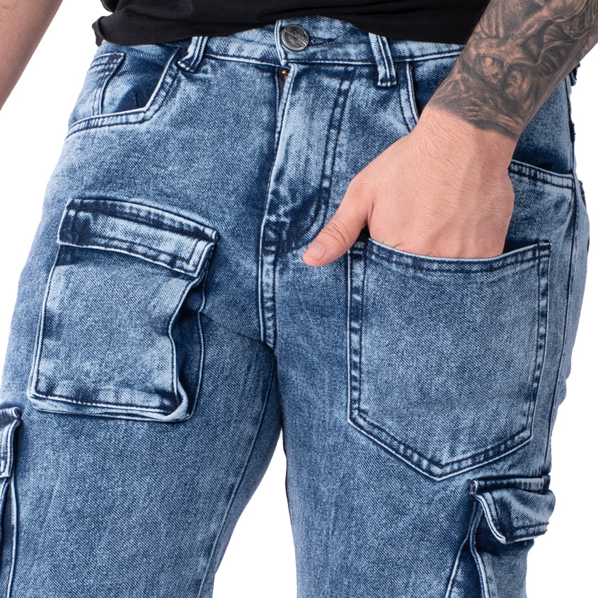 Jeans cargo urbano z-