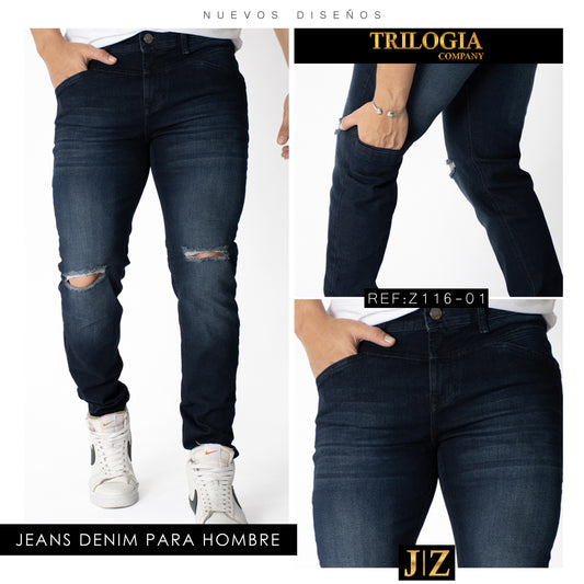 Jeans Clásico Hombre Rf Z116-01