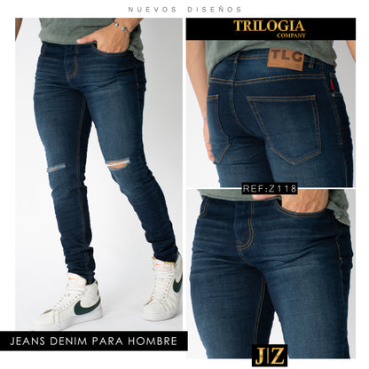 Jeans Clásico Hombre Rf Z118