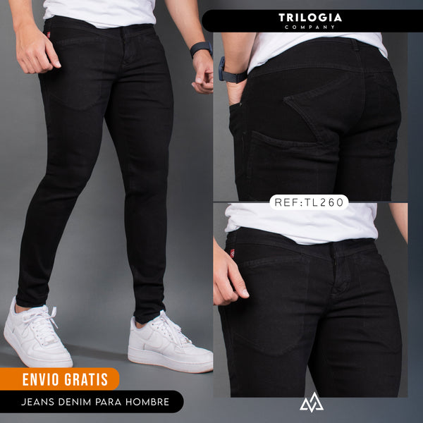 Jeans 6 bolsillos oscuro ref 260