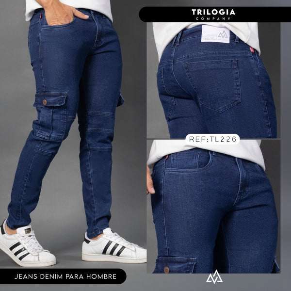jEANS CARGO TONO MEDIO REF 226